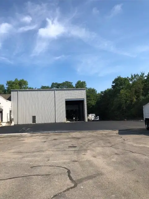 Commercial building lot before paving